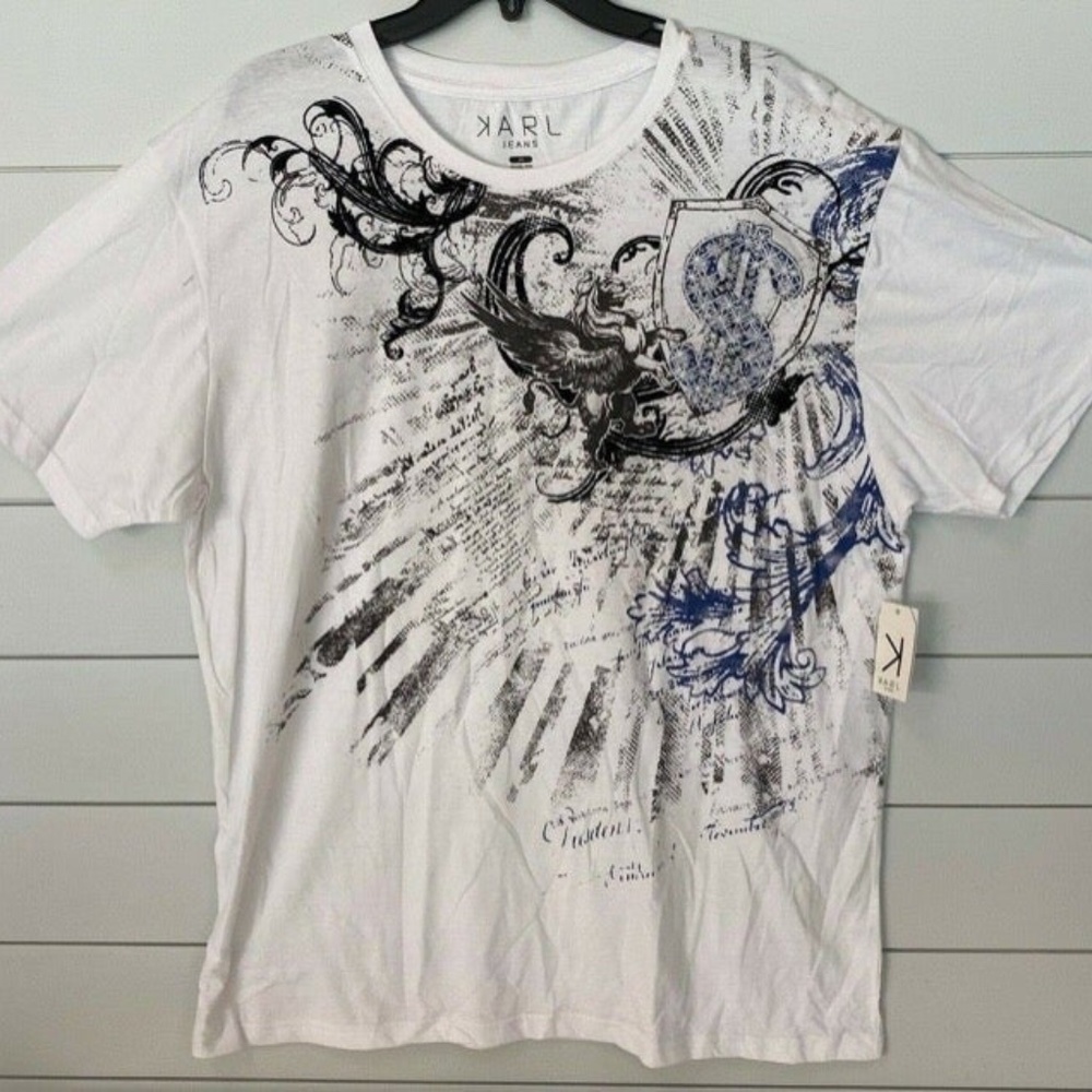Karl Jeans Graphic T-shirt 2X 4X